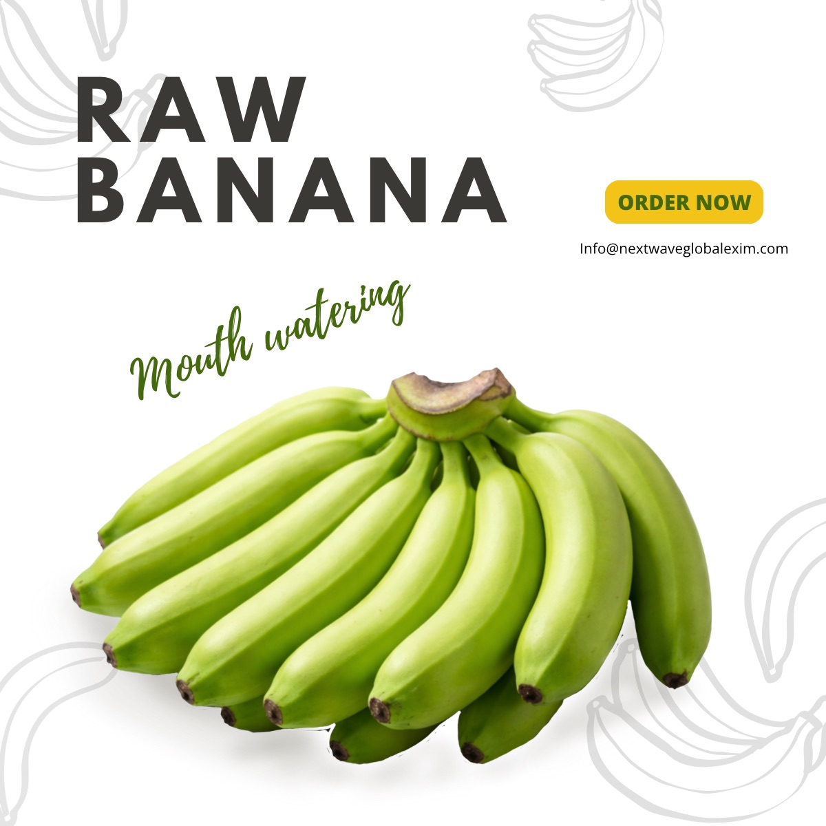 Fresh Raw Banana